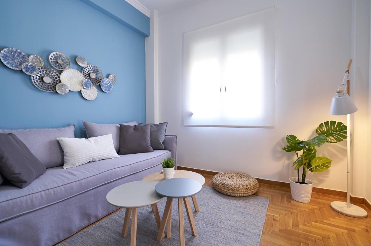 “Blue Oasis” In The Heart Of Koukaki! Apartment Athens Luaran gambar