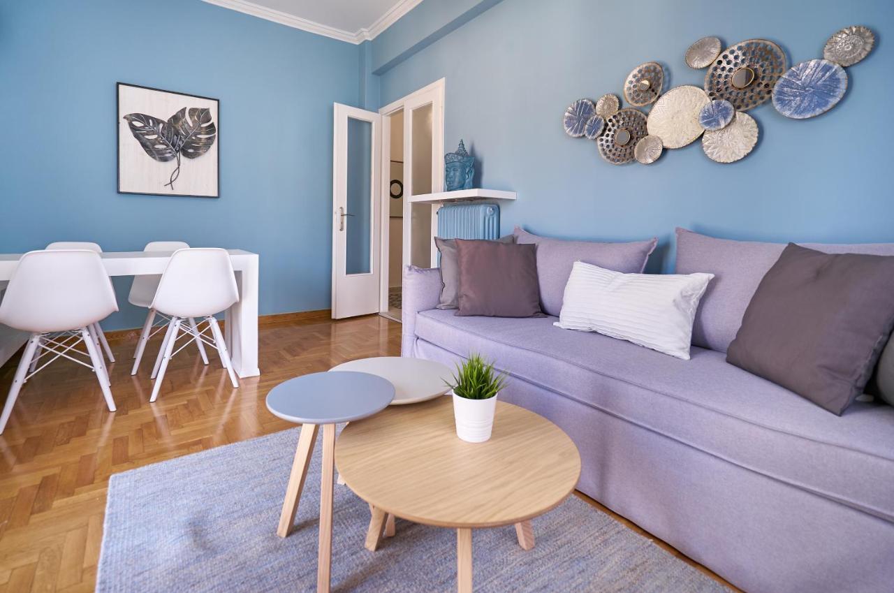 “Blue Oasis” In The Heart Of Koukaki! Apartment Athens Luaran gambar